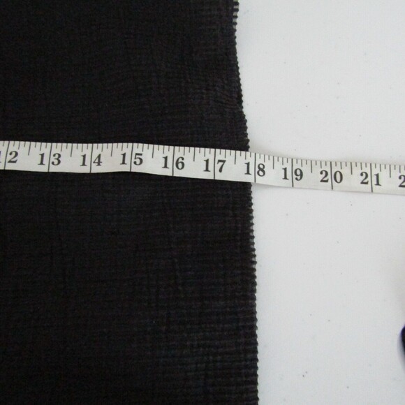 Reiss Skirt 8 Black Ribbed Mini Pleated Goth Dark Coquette Girl Grunge Feminine - Picture 7 of 13